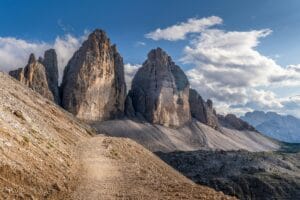 Lavaredo Ultra Trail, Tre Cime peaks in the Dolomites