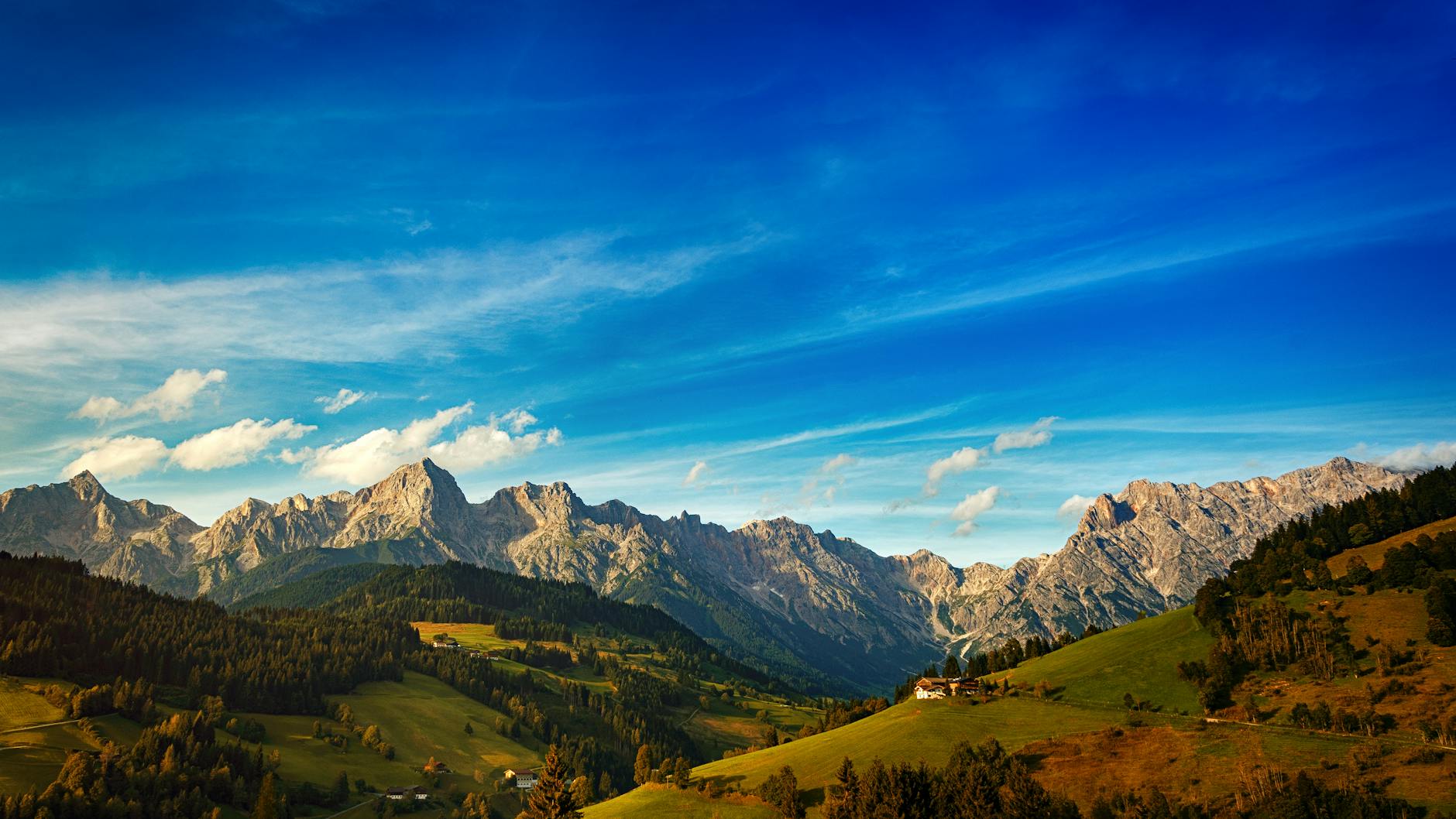 landscape photography of mountains